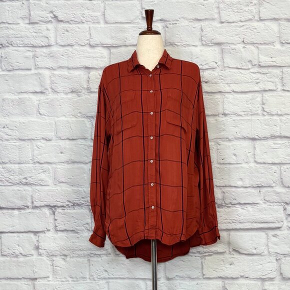 Stylus Windowpane Button Down Shirt - Picture 1 of 9